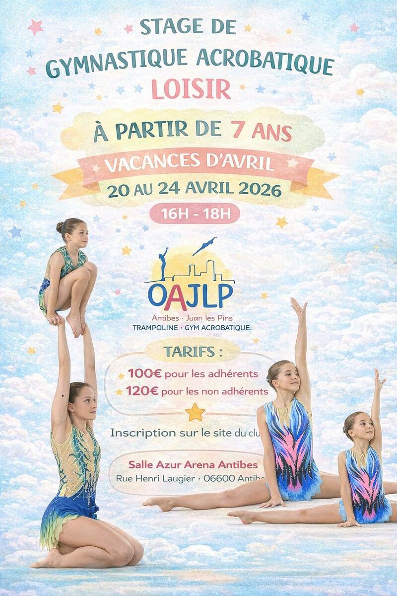 STAGE GAC - vacances de Pâques 2026